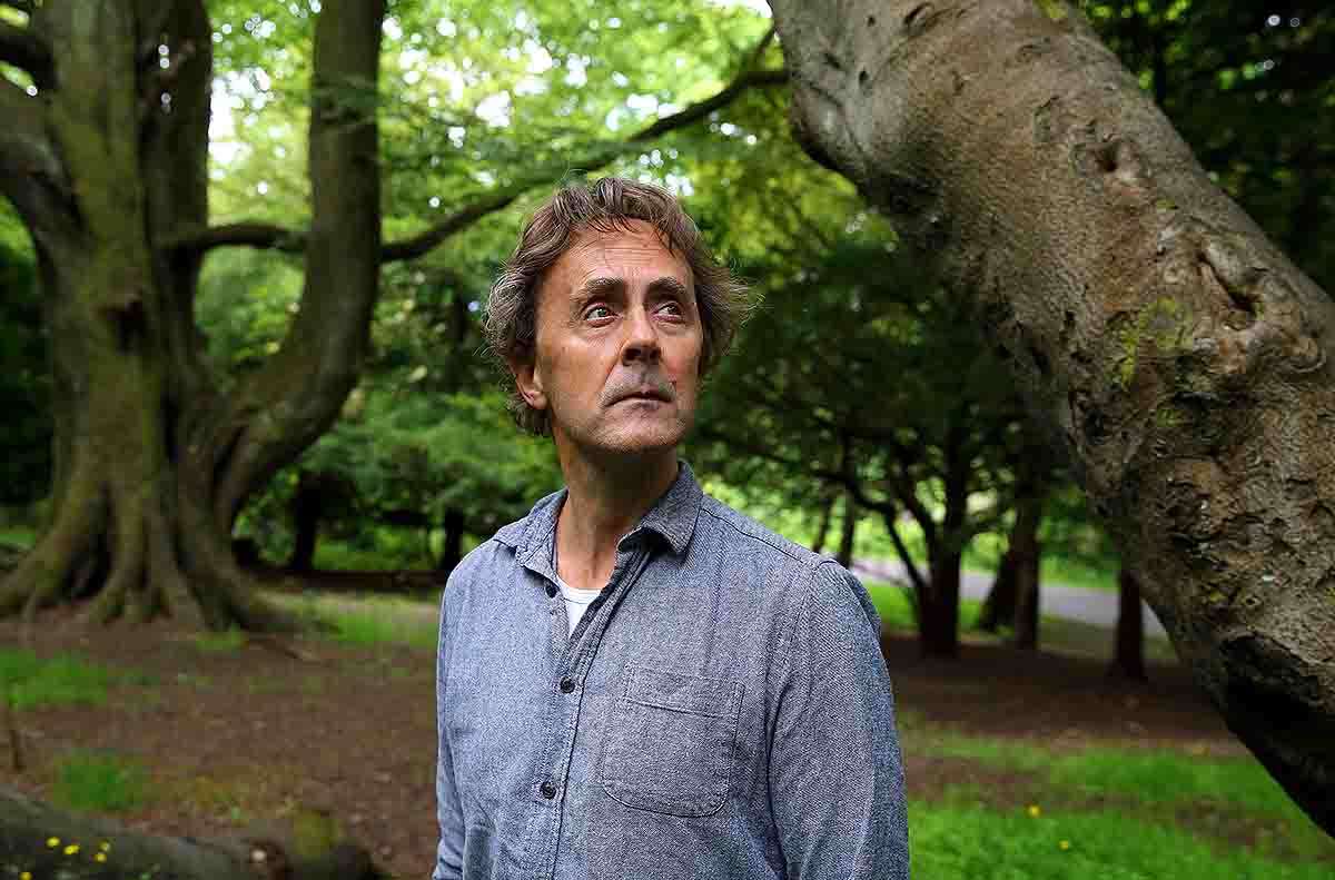 Alec Finlay in Pollok Park, Photo: Herald and Times