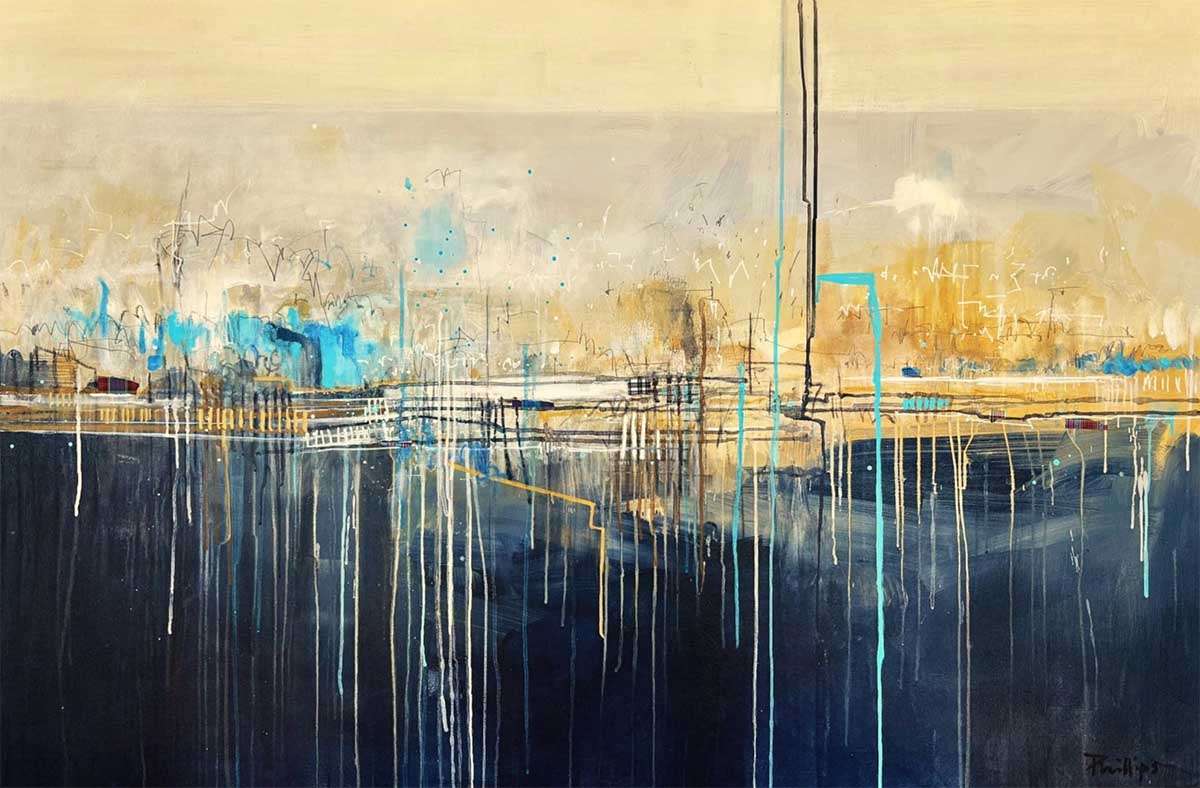 Amanda Phillips, 'Chaos Theory', mixed media on canvas copy