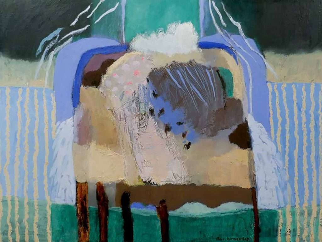 Ann Wegmuller, ‘Tidal Flow’, oil on board