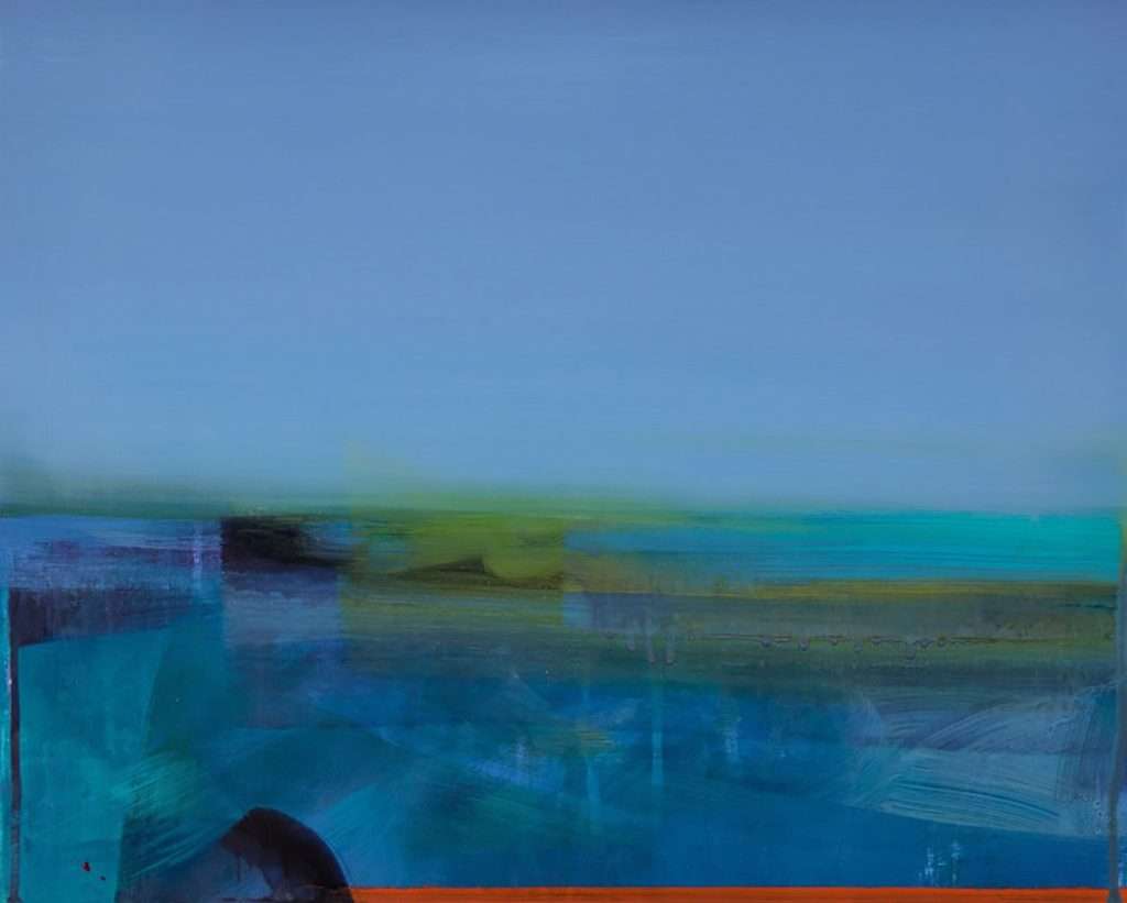 Anna Somerville, 'Reflection', mixed media on wood panel