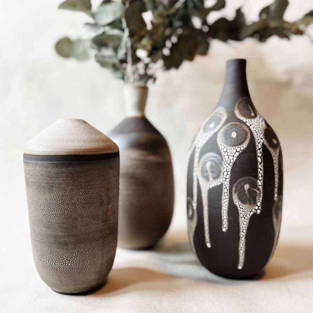 Vases by Kim Plimley