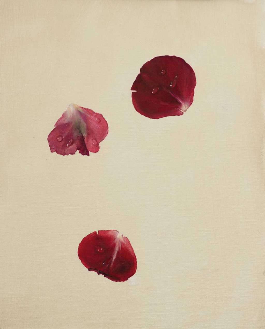 Derrick Guild RSA, 'Dewdrops, Drops no.1', oil on linen panel