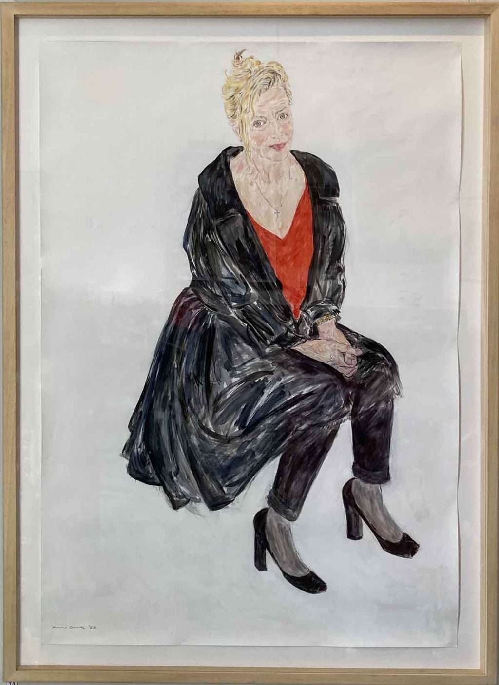 Fionna Carlisle, 'Barbara Dickson', acrylic