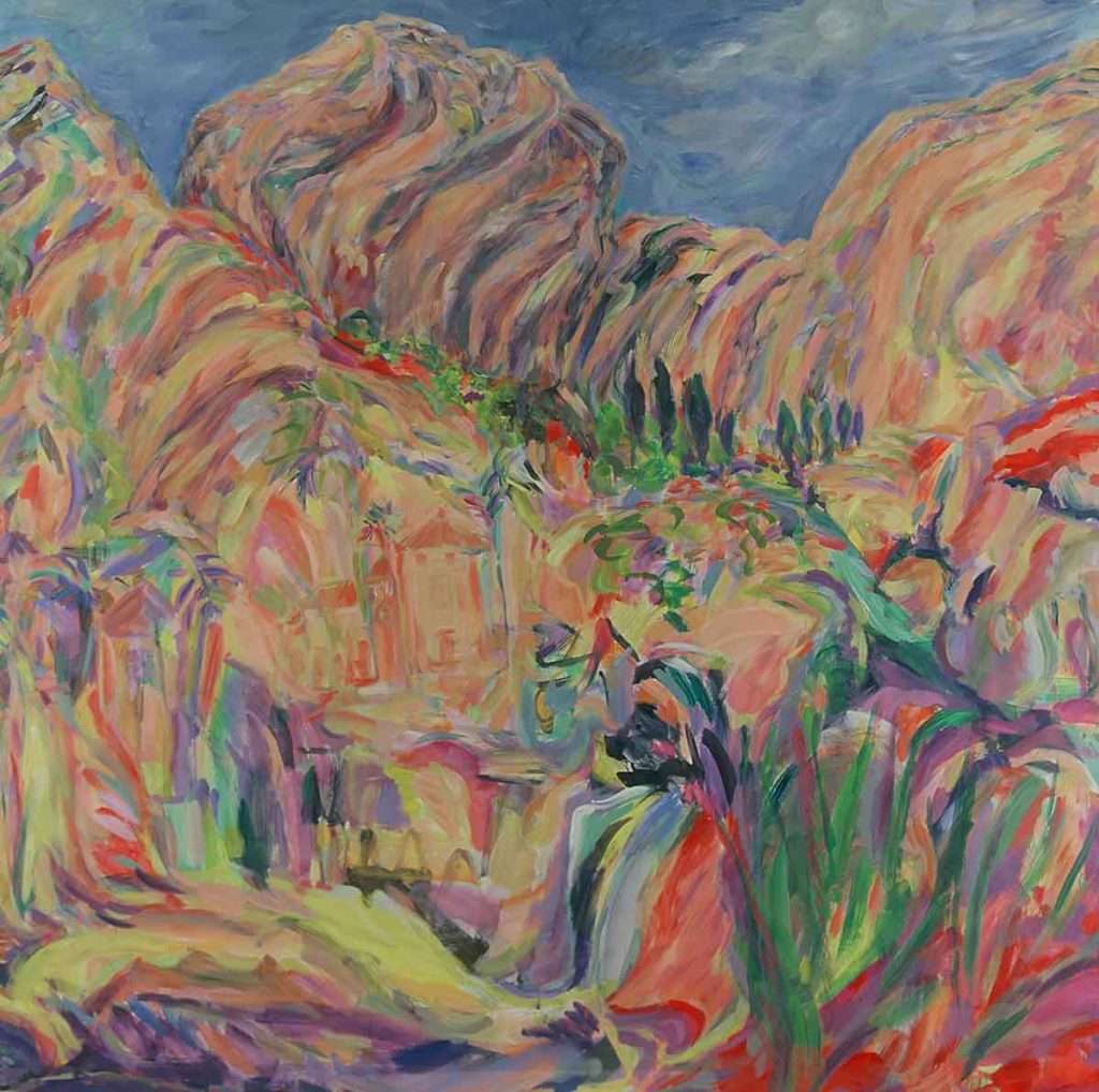 Fionna Carlisle, 'Majorcan Landscape', acrylic
