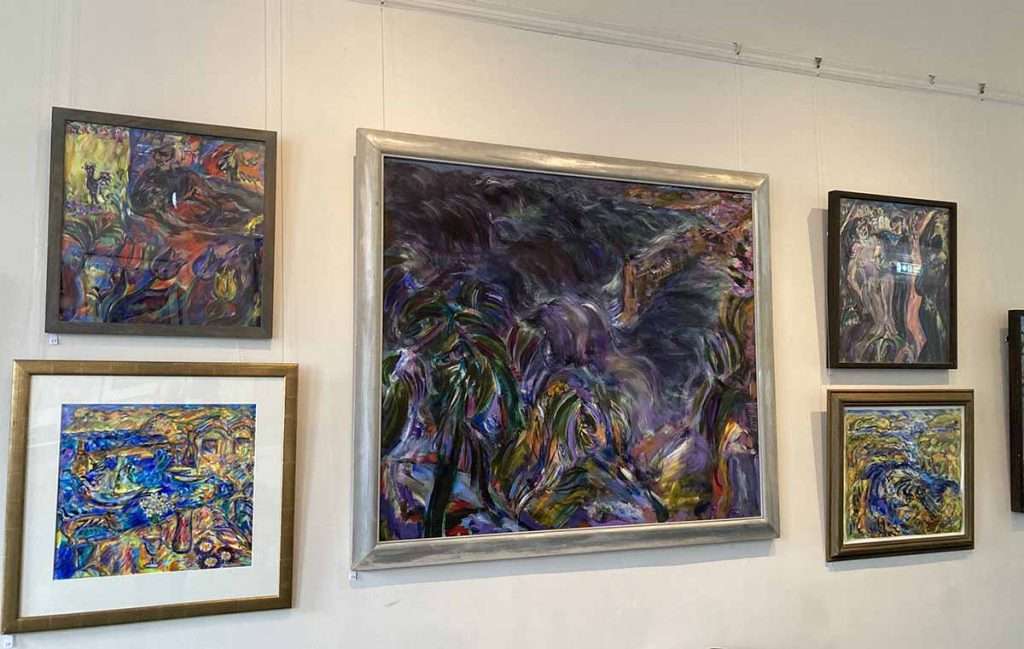 Fionna Carlisle, Scottish Arts Club, gallery view