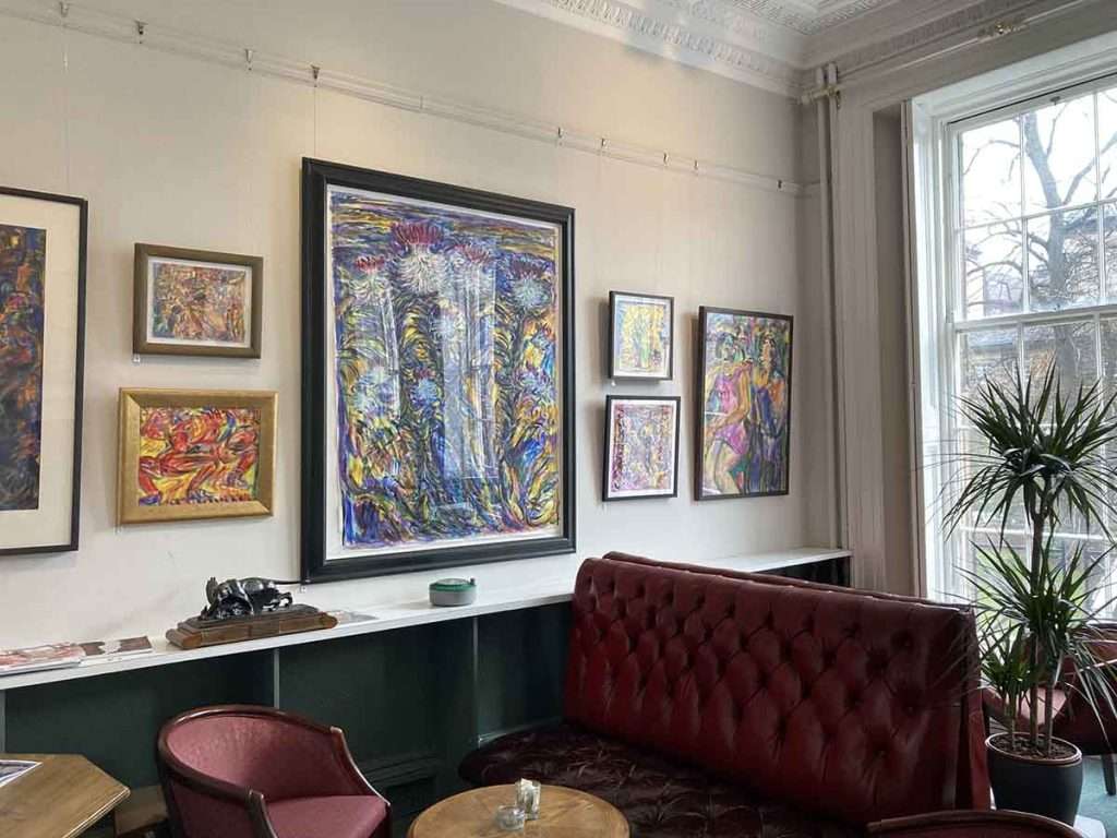 Fionna Carlisle, Scottish Arts Club gallery view