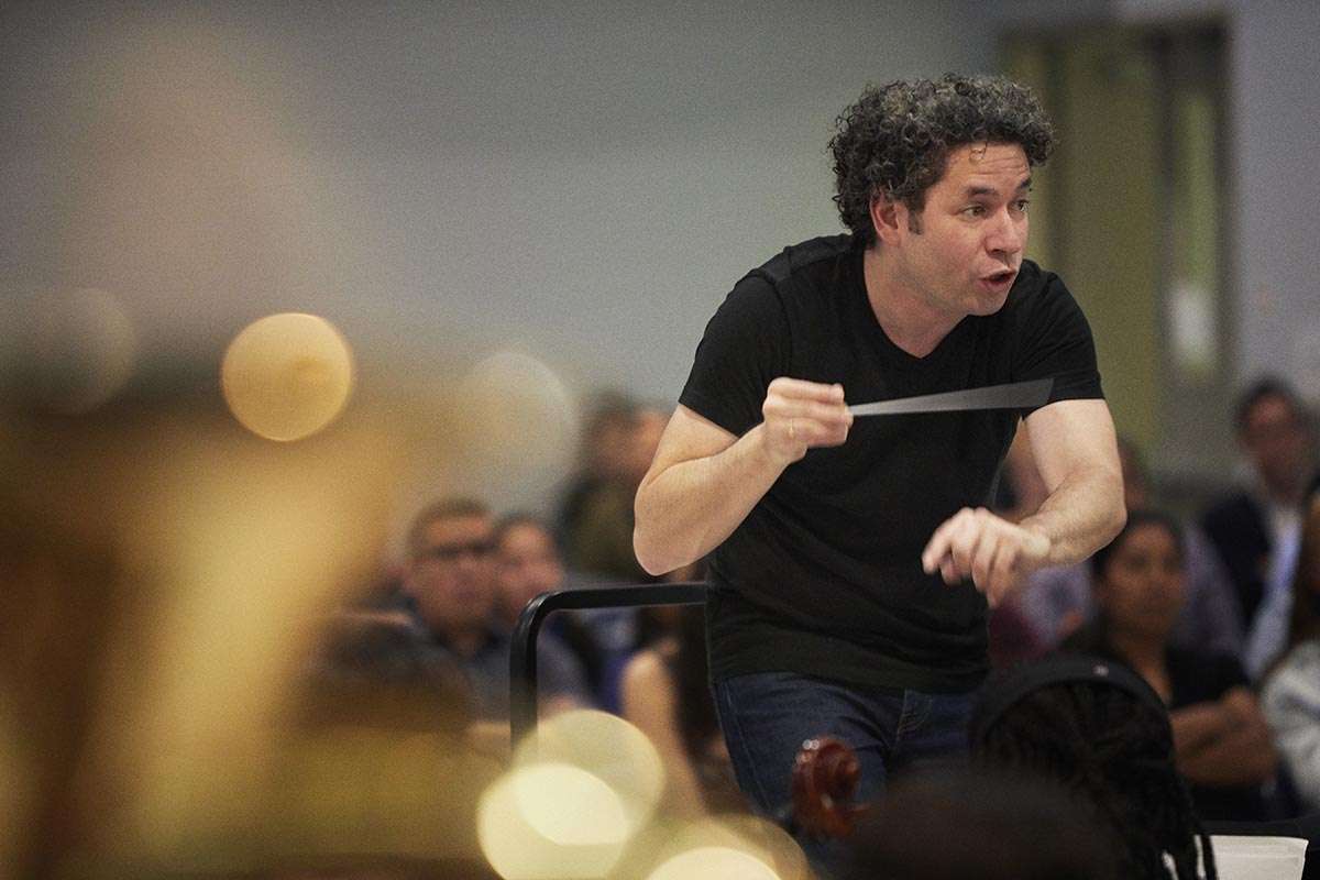 Gustavo Dudamel conducts the Simon BolivarSymphony Orchestra of Venezuela, EIF