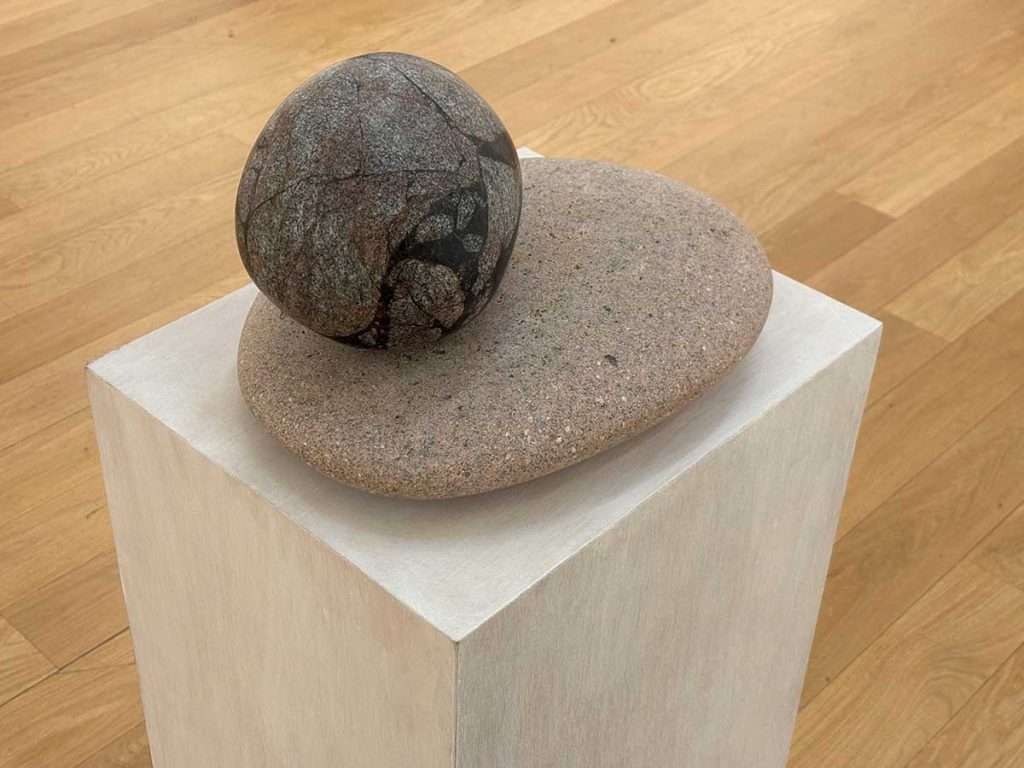 Jake Harvey RSA, 'Two Forms', pseudotachylite and granite