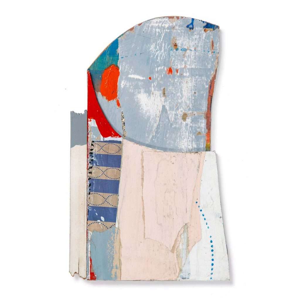 Karen Stamper, 'Salvage 15', paper collage and house paint on wooden panel