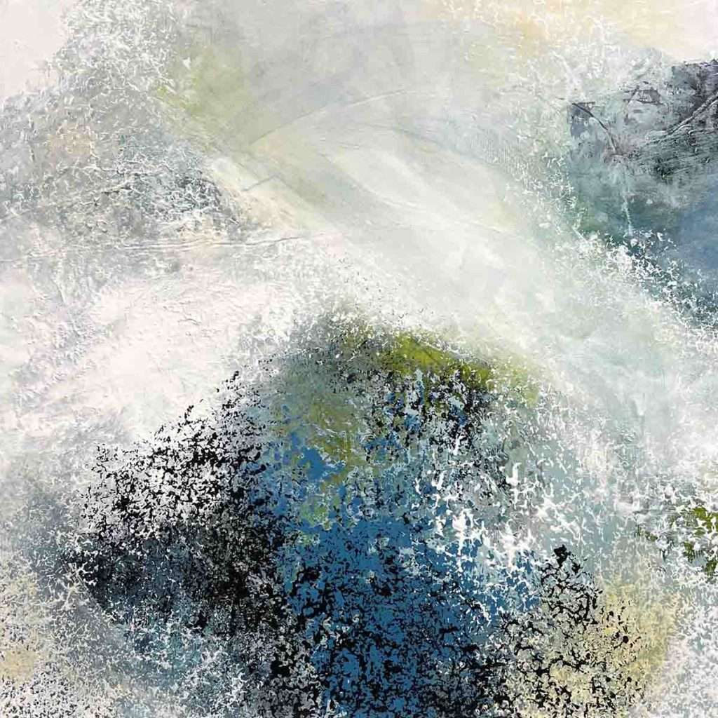 Kerry Souter, 'Shingle and Stone', acrylic and mixed media on cradled panel