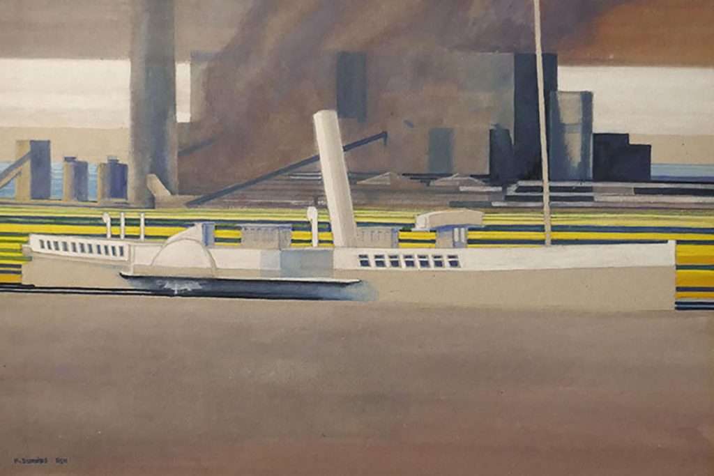 Michael Durning, ‘Nuclear Elegance’, watercolour and conte