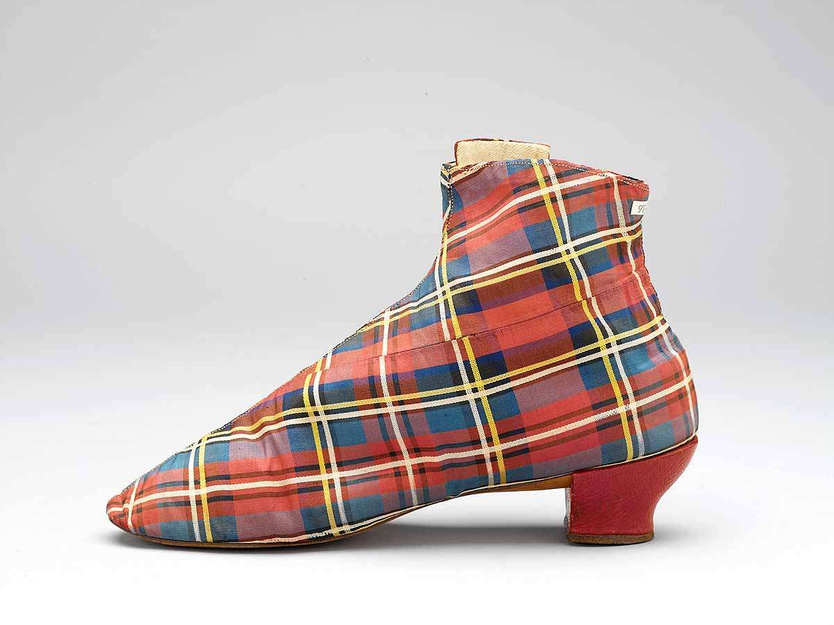 A woman’s boot, 1950s, courtesy of the Royal Ontario Museum