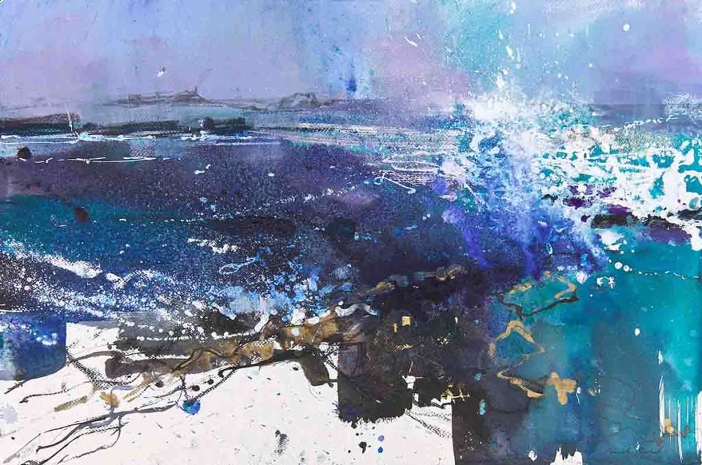 'The Edge is Where Everything is Found', mixed media on paper