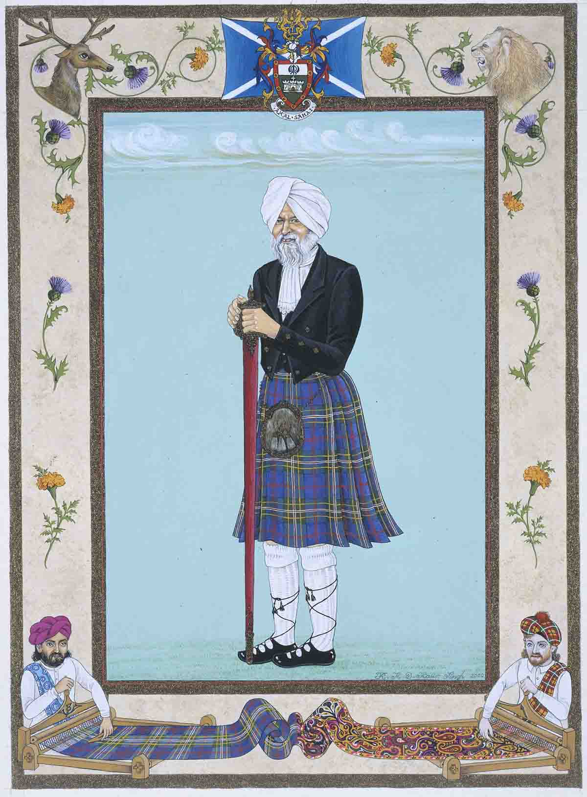 The Singh Twins, Laird Singhs his Tartan’s Praises (National Museums Scotland)