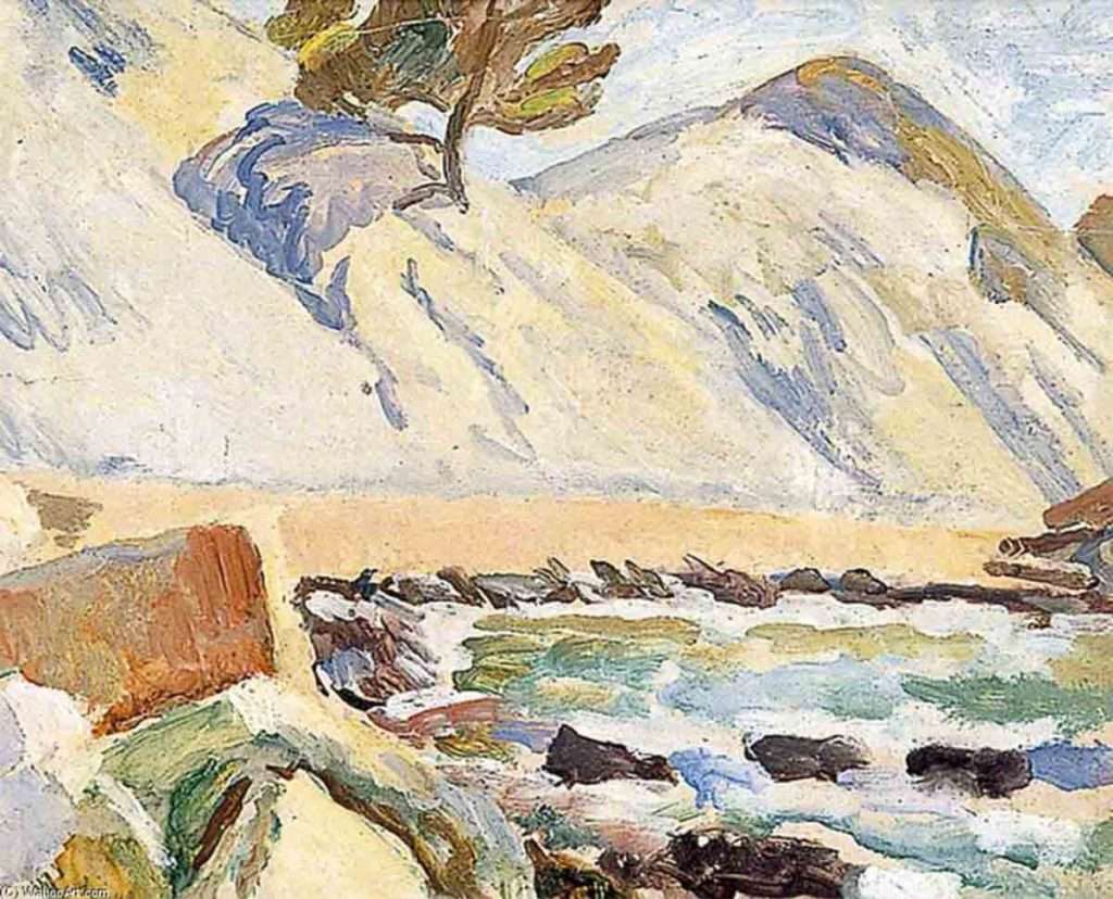 Vanessa Bell, 'Baie de la Reine', oil on canvas (Charleston Trust) copy