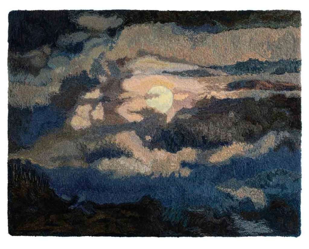 Victoria Crowe and Dovecot Studios, 'Orcadian Series - Above Stromness', gun-tufted wool rug