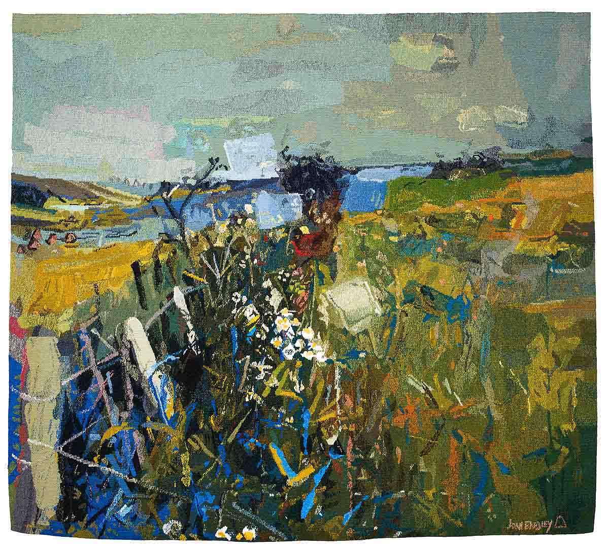 Joan Eardley and Dovecot Studios, July Fields, tapestry